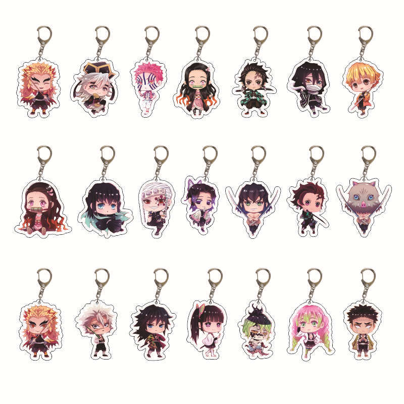 Anime Cosplay Nezuko - Demon Slayer Anime Acrylic Keychain Kamado