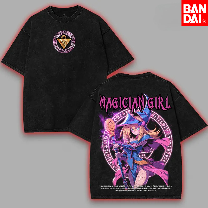 Anime Cosplay Easy - Men's Vintage Washed T-shirt Yugioh Dark