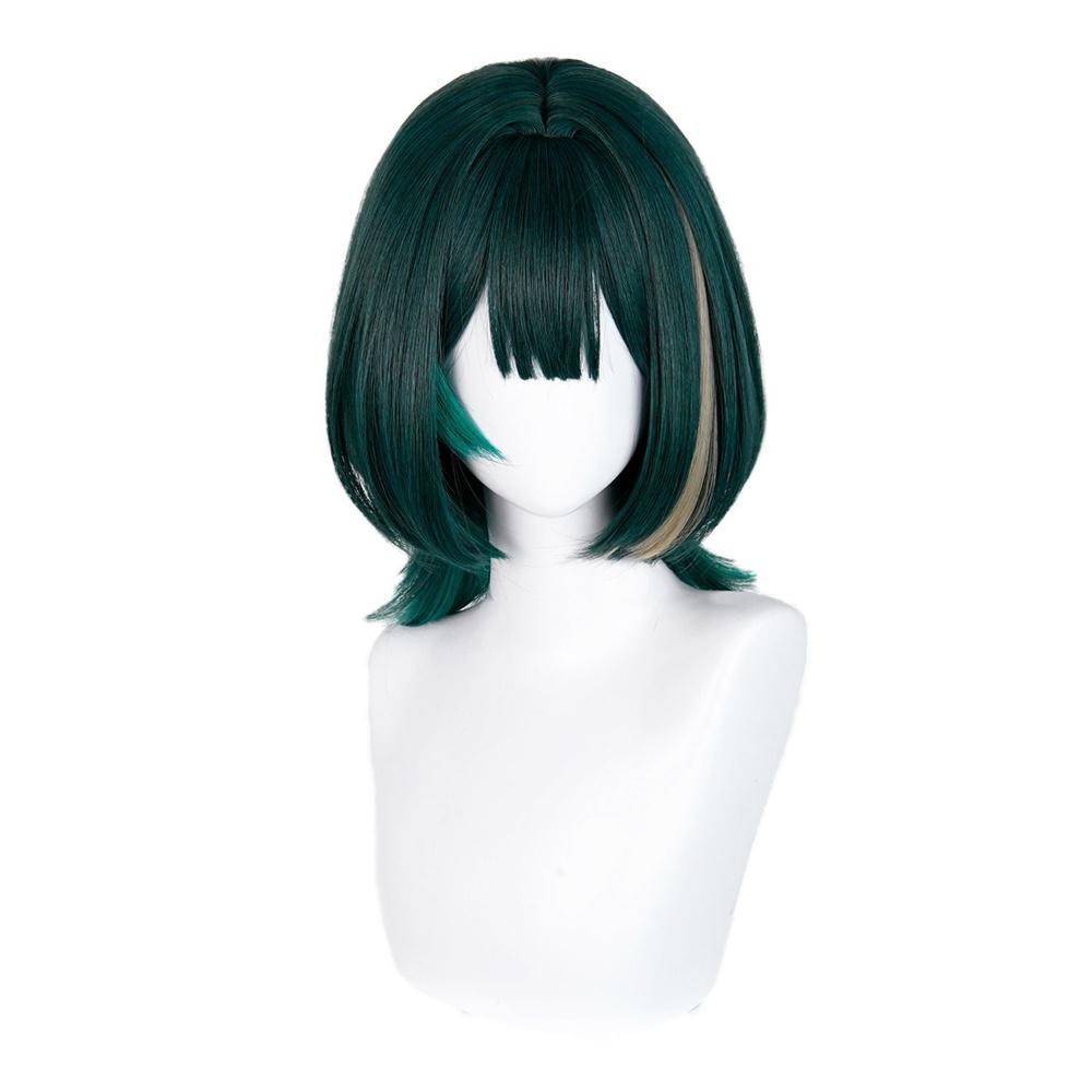 Anime Cosplay Wig - Anime Nefer Cosplay Wig Green Highlights