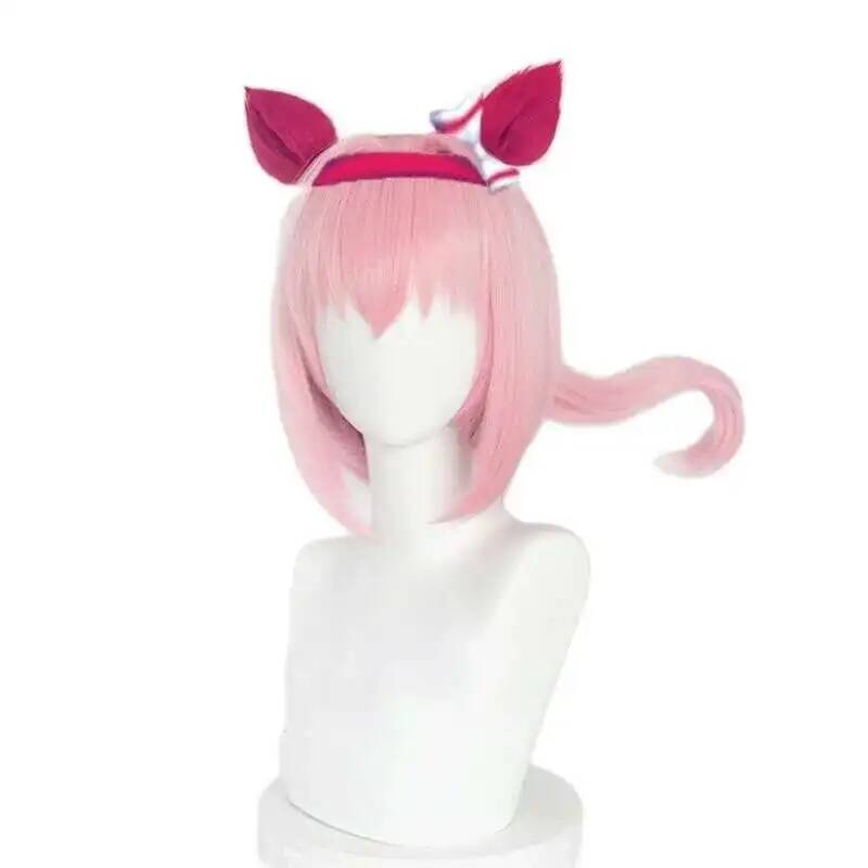 Anime Cosplay Wig - Uma Musume Haru Urara Cosplay Wig