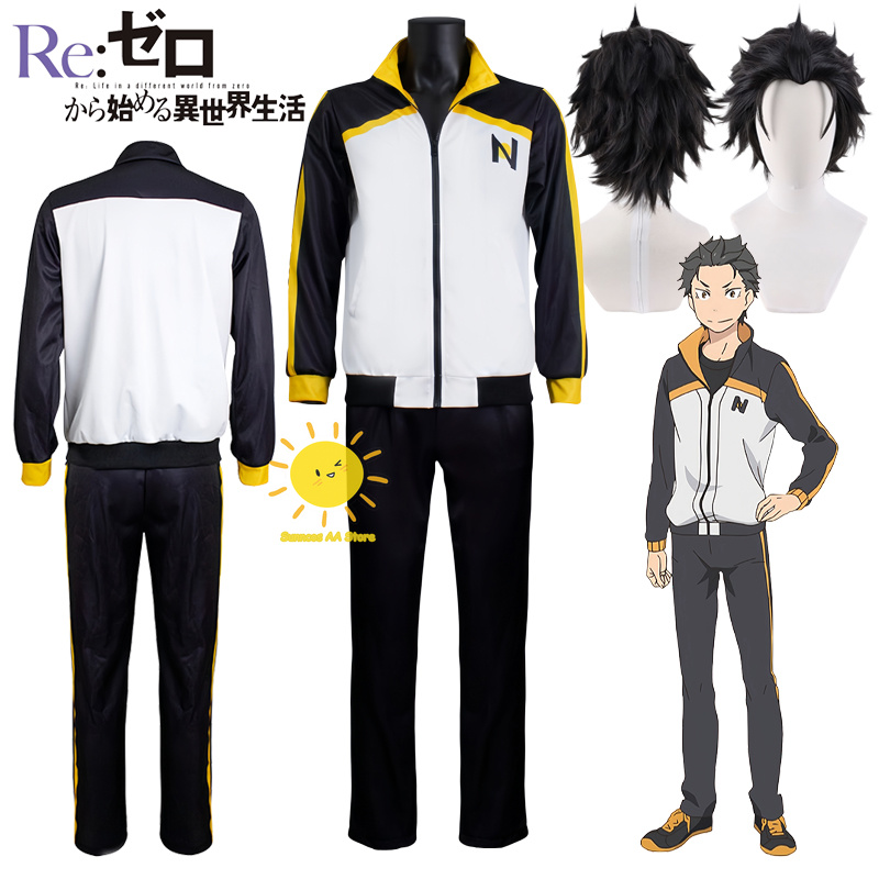 Anime Cosplay Re Zero - Anime Natsuki Subaru Cosplay Re：zero Cosplay