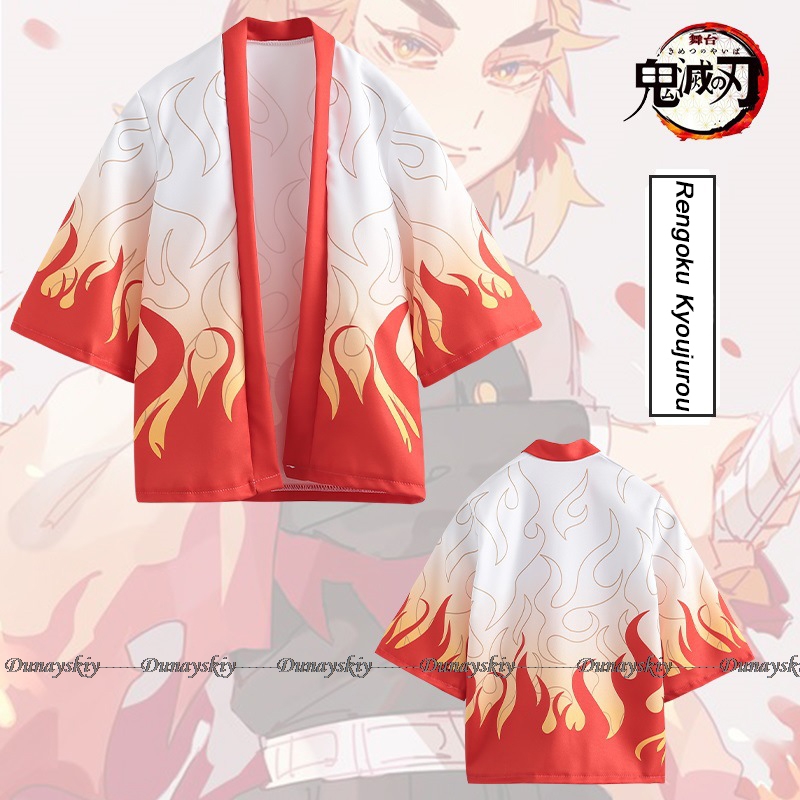 Anime Cosplay Costume Cloak Ki - Demon Slayer Haori review and price