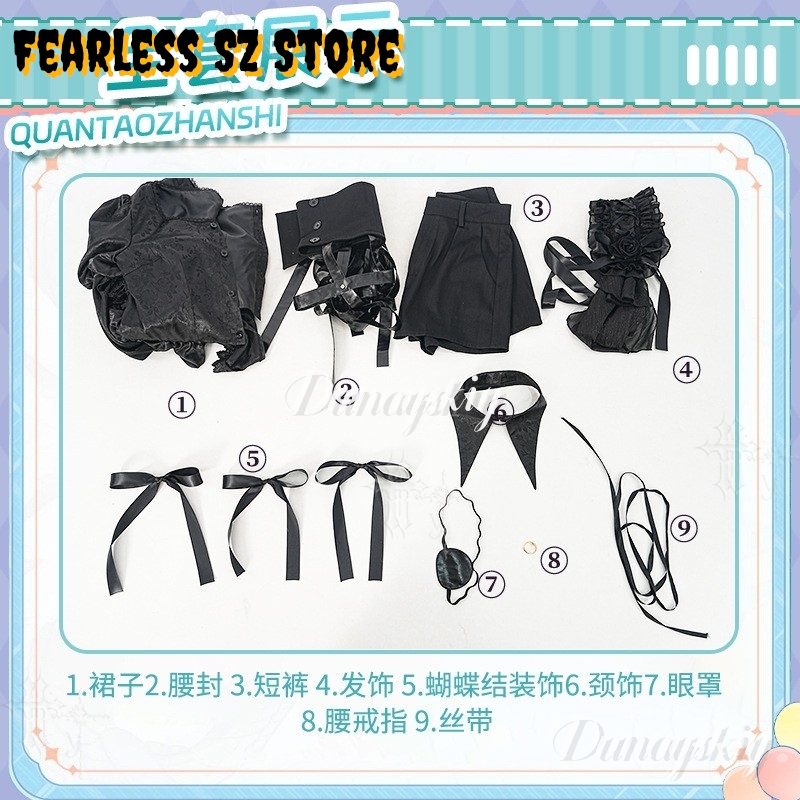 Girl Gothic Dress Halloween Ca - Anime Cosplay Black Girl review and price