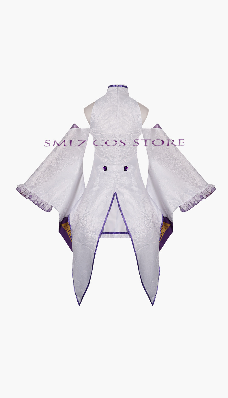 Emilia Cosplay Anime Re Zero K - Anime Cosplay Wig review and price