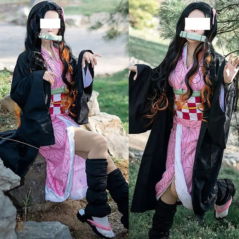New Halloween Cosplay Anime De - Anime Cosplay Nezuko review and price