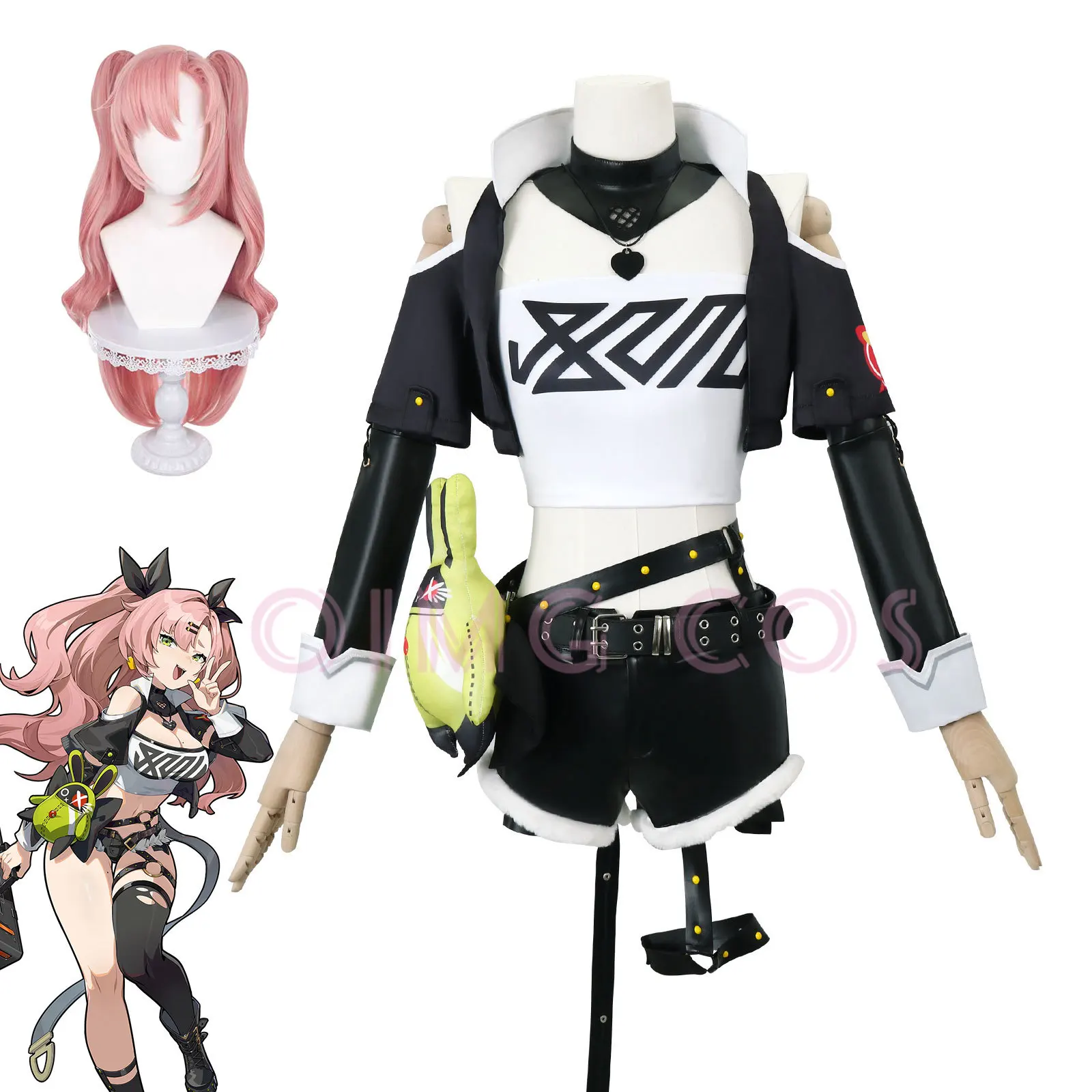 Nicole Demara Zenless Zone Zer - Anime Cosplay Wig review and price