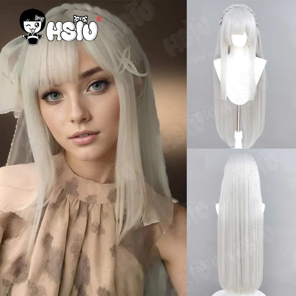 Emilia Cosplay Wig Fiber Synth - Anime Cosplay Wigs review and price