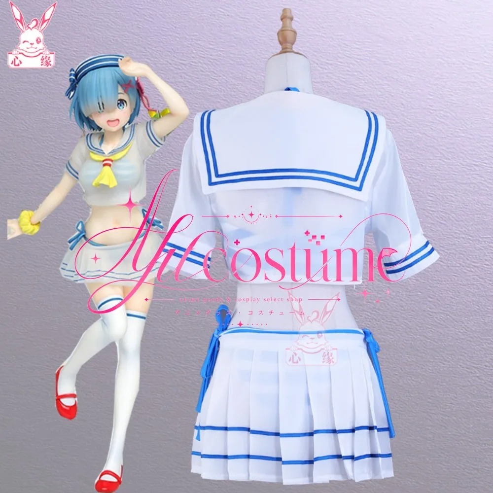 Re Zero Rem Cosplay Costume St - Anime Cosplay Re Zero review and price