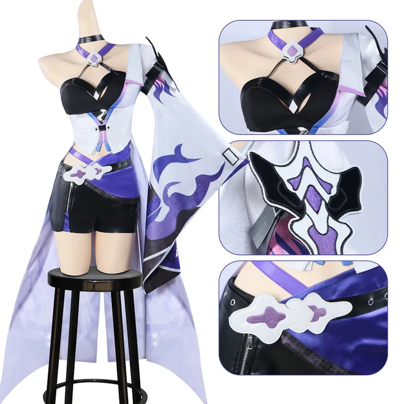 In Stock Acheron Cosplay Costu - Anime Cosplay Youtube review and price