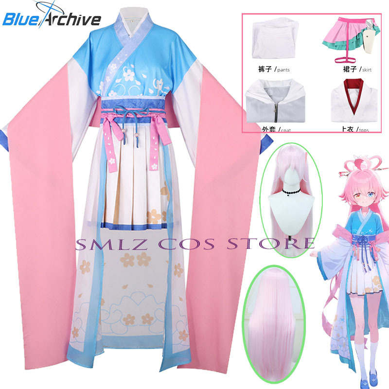 Game Blue Archive Takanashi Ho - Anime Cosplay Wig review and price