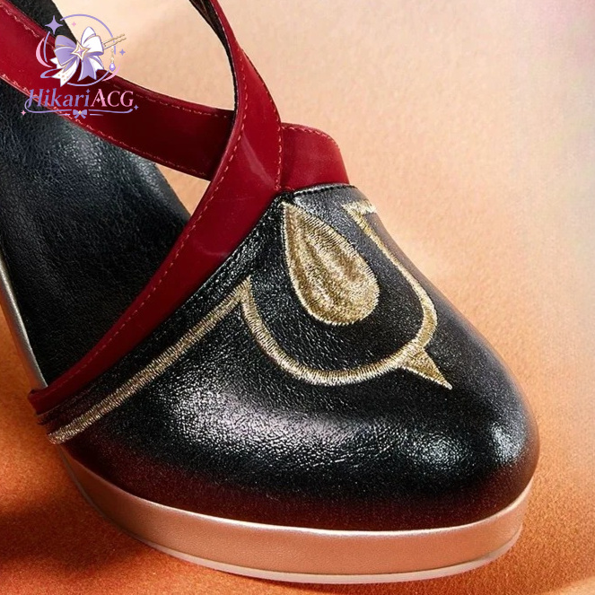 High Heel Shoes Sandrone Mario - Cosplay Anime Shoes review and price