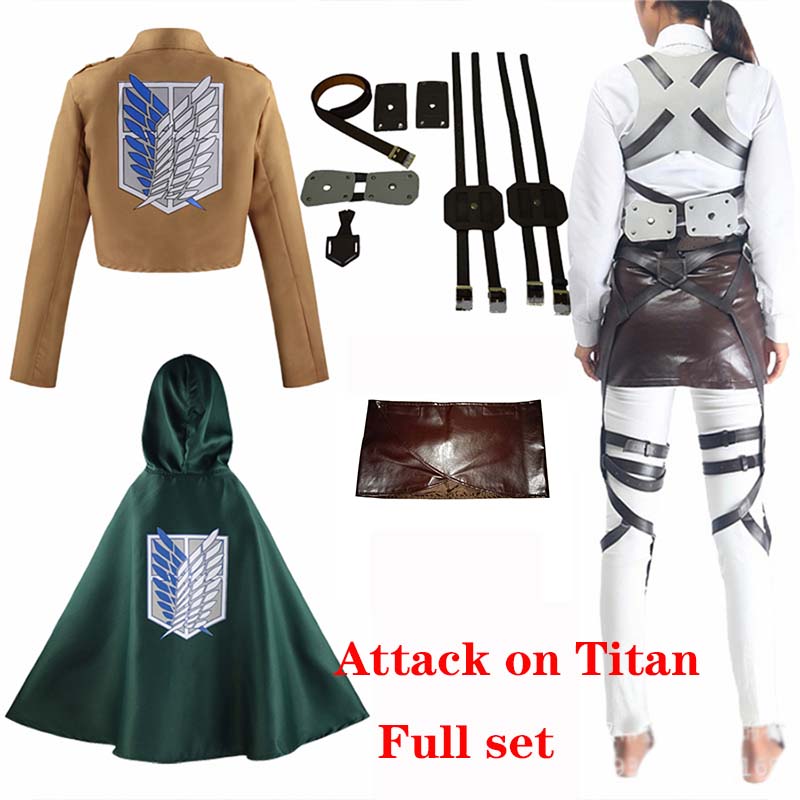 Cosplay Anime Levi Ackerman Mi - Attack Titan Cloak review and price
