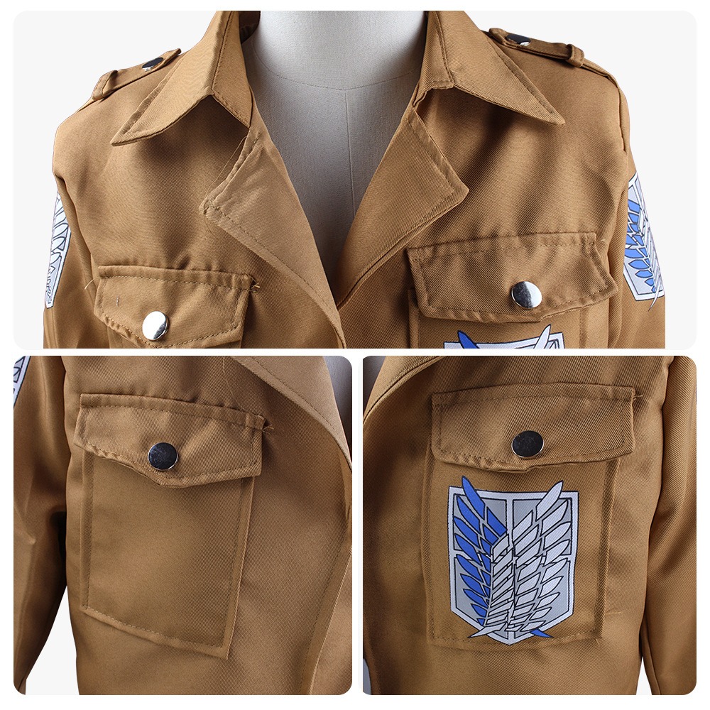 Cosplay Anime Levi Ackerman Mi - Attack Titan Cloak review and price